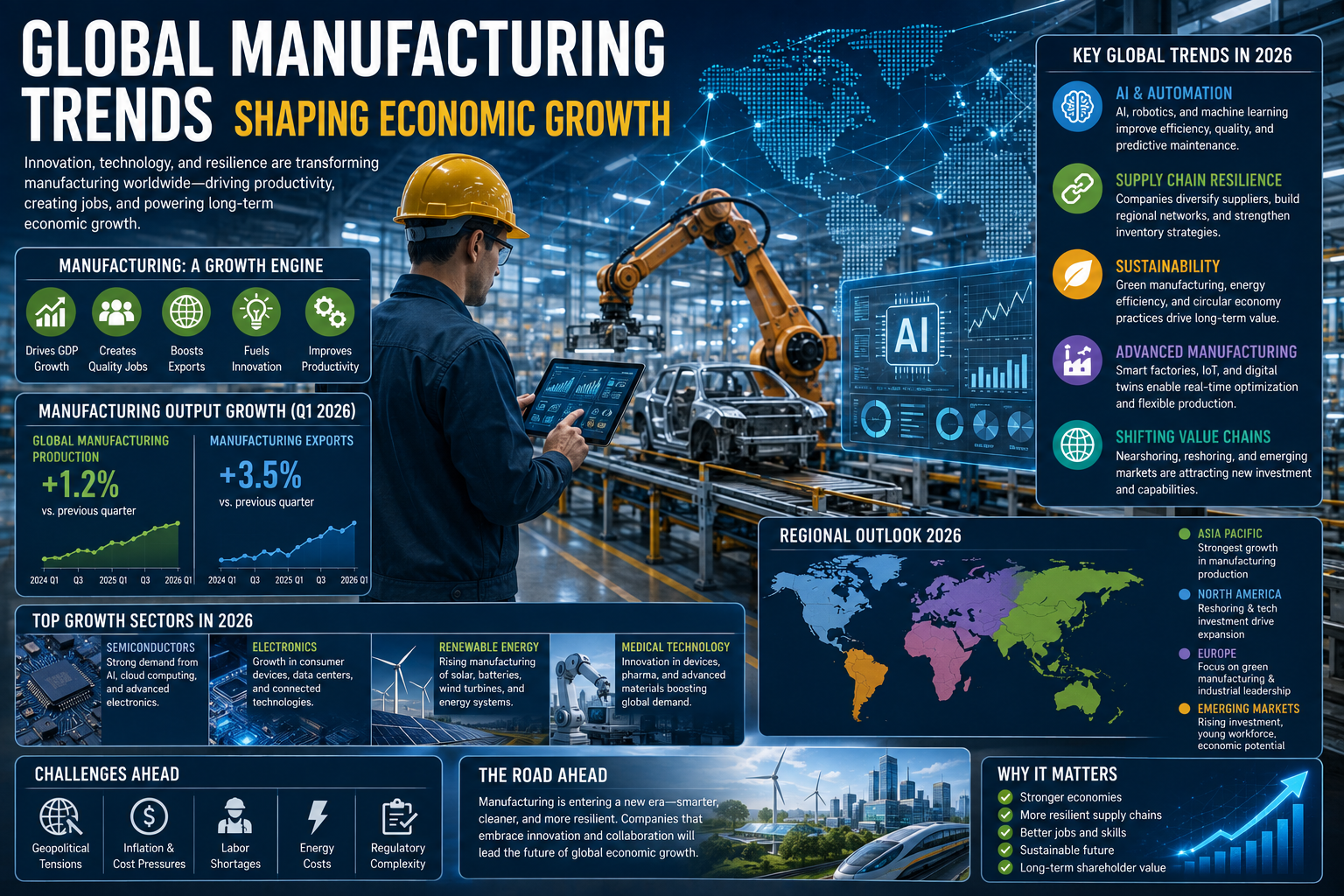 Global Manufacturing Trends Shaping Economic Growth