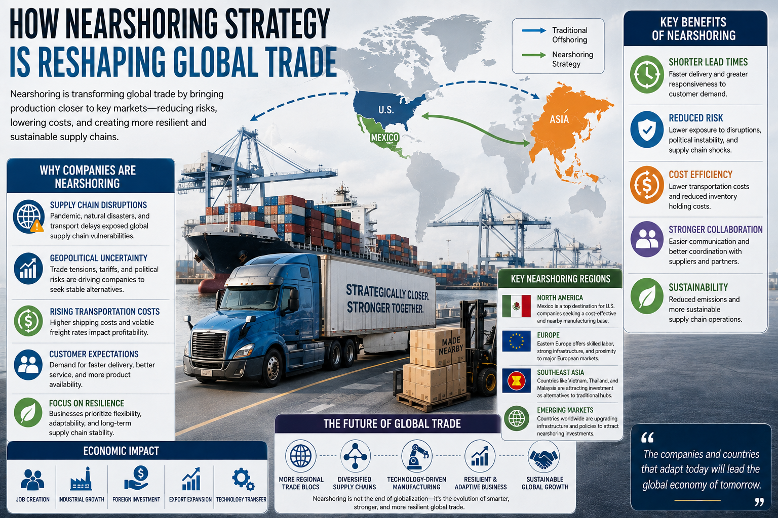 How Nearshoring Strategy Is Reshaping Global Trade